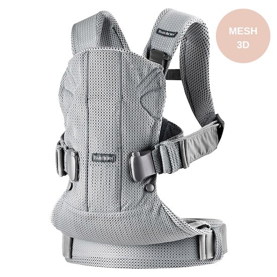 Porte-bébé One Air Argent Mesh 3D  de BabyBjörn