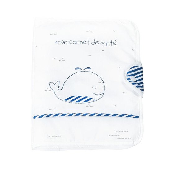 Blue Baleine protège carnet de santé    de Sauthon Baby's Sweet Home