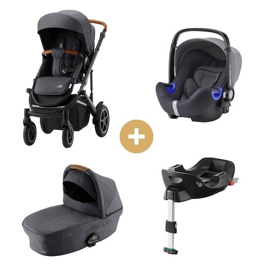 Pack poussette Smile III + Baby-Safe + nacelle + base   de Britax