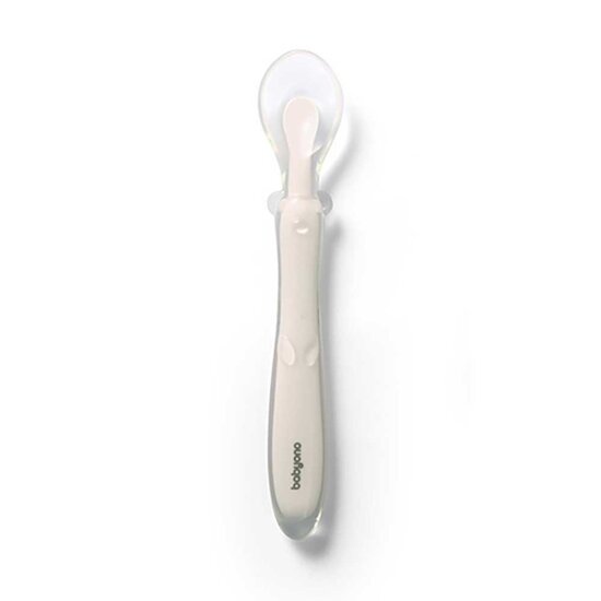 Cuillère flexible en silicone Beige  de Babyono