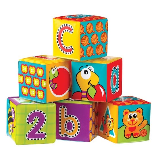 Cubes De Bain Souples Multicolore  de Playgro