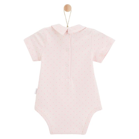 Body manches courtes Lapin Câlin Rose pois 0 mois de P'tit bisou Body manches courtes Lapin Câlin Rose pois 0 mois de P'tit bisou