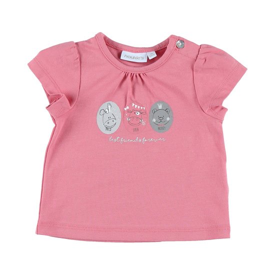 T-shirt collection Cocon Fille Rose Orchidée 6 mois de Noukies