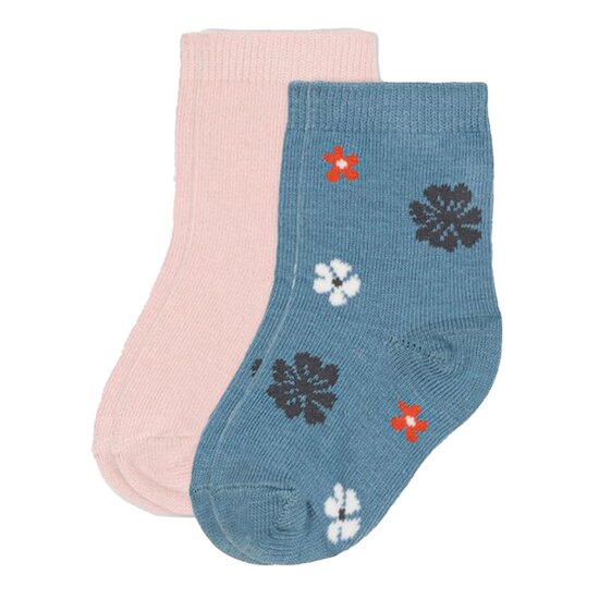 Lot 2 paires de chaussettes Imprimé/Rose  de Petit Bateau