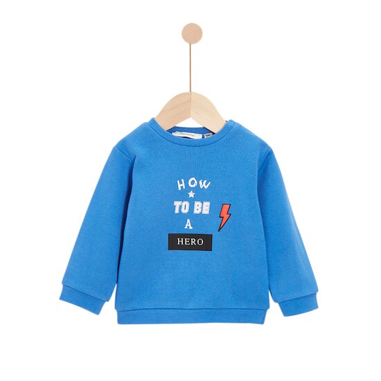 Pop mood Sweat bleu électrique  de Marèse