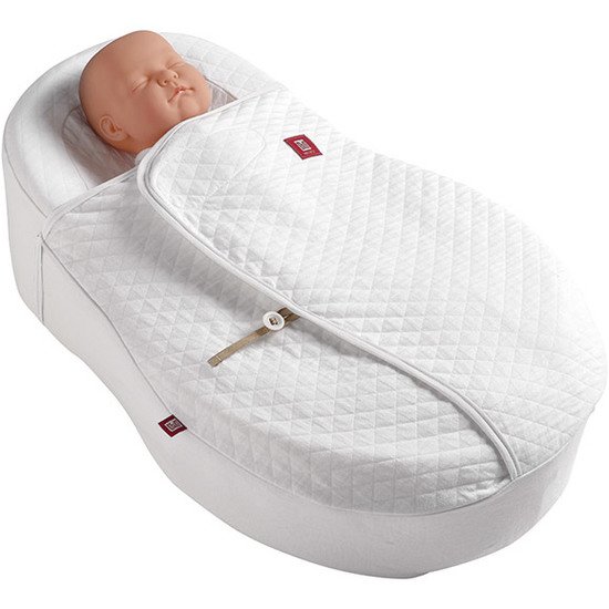 Pack Red Castle Cocon ergonomique Cocoonababy® avec Drap housse Blanc