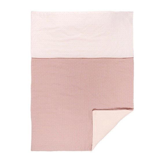 Pure couverture  Pink 100 x 135 cm de Nattou