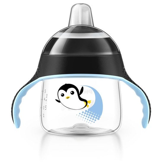 Tasse bec anti-fuite pingouin Noir 200 ml de Philips AVENT