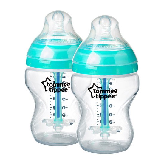 Biberon anti-colique avancé x2 Bleu 260 ml de Tommee Tippee