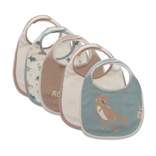 Lot de 5 Bavoirs Roarsome  de Jollein