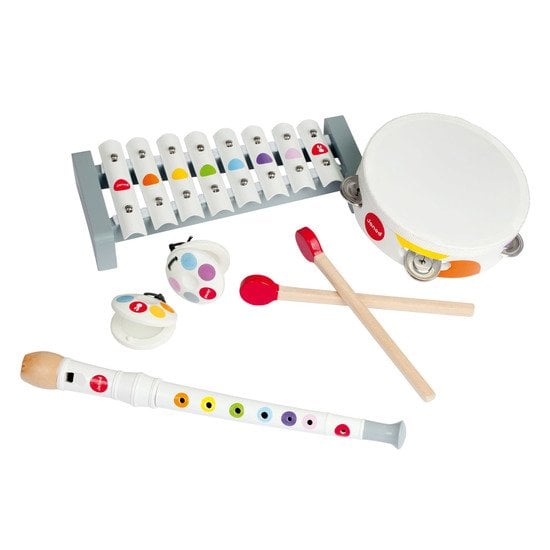 Set musical Confetti Blanc  de Janod