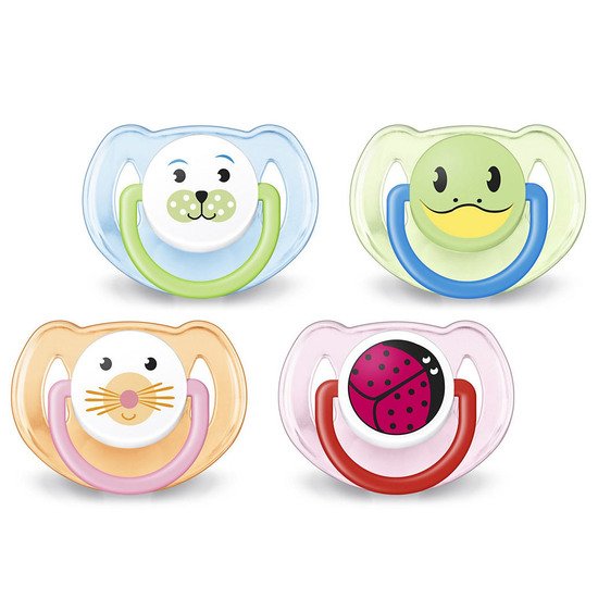 Sucette silicone animal x2 6-18 mois Aléatoire  de Philips AVENT