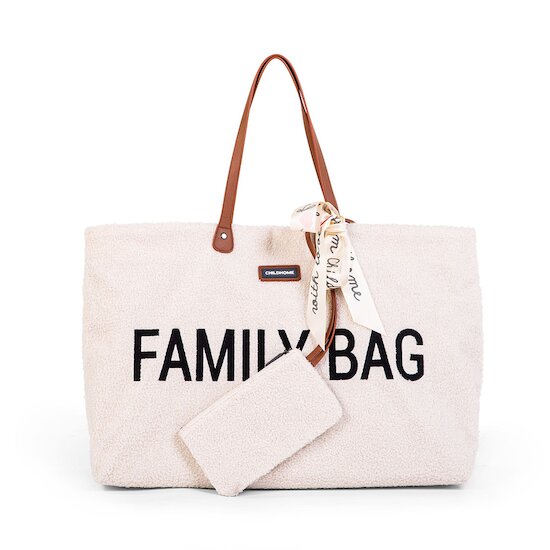 Teddy Family Bag Ecru  de Childhome Teddy Family Bag Ecru  de Childhome