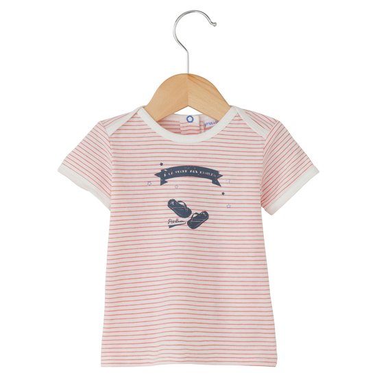T-shirt rayé collection Little Navy