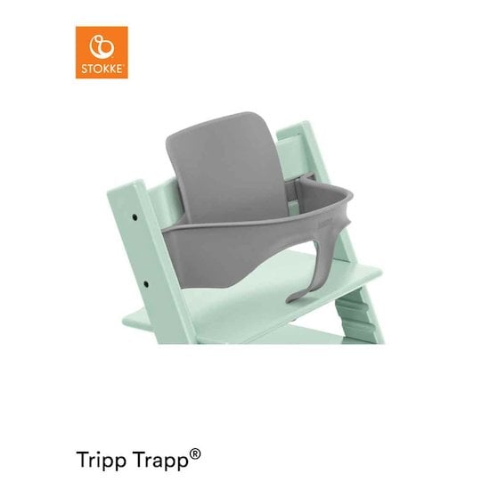Baby Set™ Tripp Trapp® + Patin Gris tempête  de Stokke®