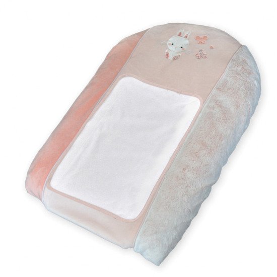 Lapinou matelas à langer + housse Rose  de Domiva