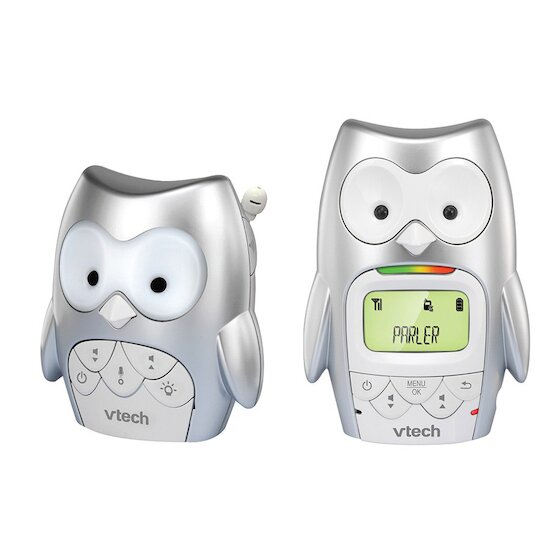 Babyphone BM2300 hibou family Gris de Vtech, Babyphones : Aubert