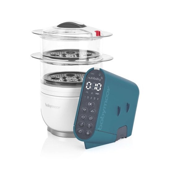 Babymoov - Nutribaby(+) : le robot multifonctions amélioré par les parents  pour une cuisine encore plus saine et adaptée 👶 5 en 1 : il cuit à la  vapeur, mixe, stérilise, décongèle