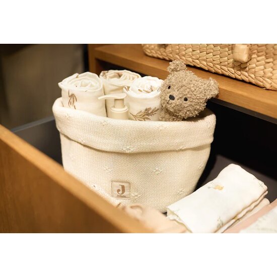 Cosy Knit Panier de Rangement Ivory  de Jollein