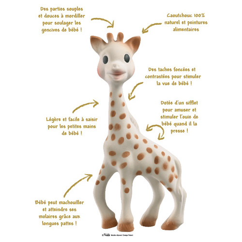Sophie La Girafe En Boite Cadeau Beige De Sophie La Girafe Coffrets De Naissance Aubert