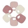 Lot de 6 bavoirs nid d'abeille