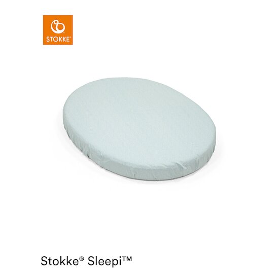 Drap-housse Stokke® Sleepi™ Mini Dots Sage  de Stokke®