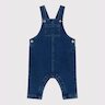 Salopette bébé en jean élasthanne jambes longues