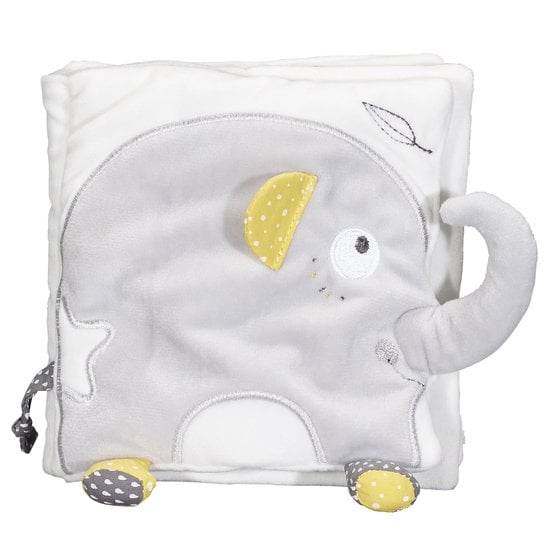 Babyfan livre d'éveil Blanc/Gris  de Sauthon Baby's Sweet Home