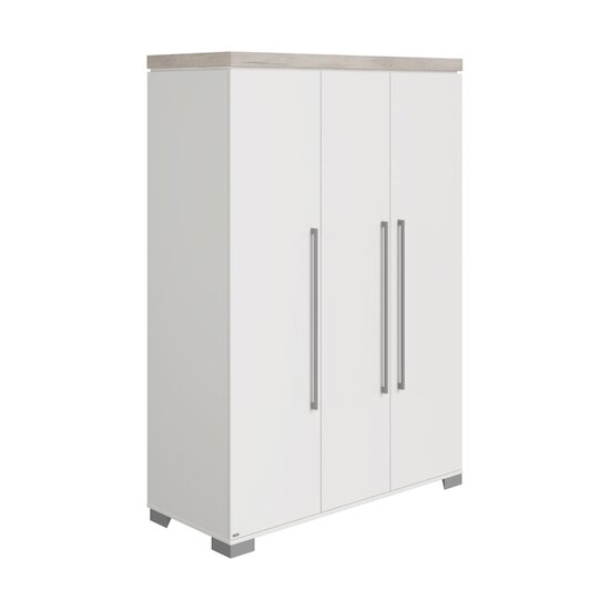 Kira Armoire 3 portes Blanc/Chêne Nautik  de Paidi