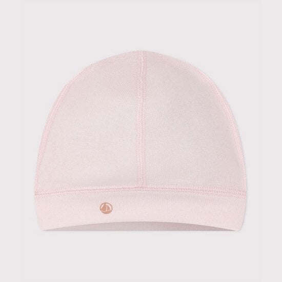 Bonnet bébé en coton uni