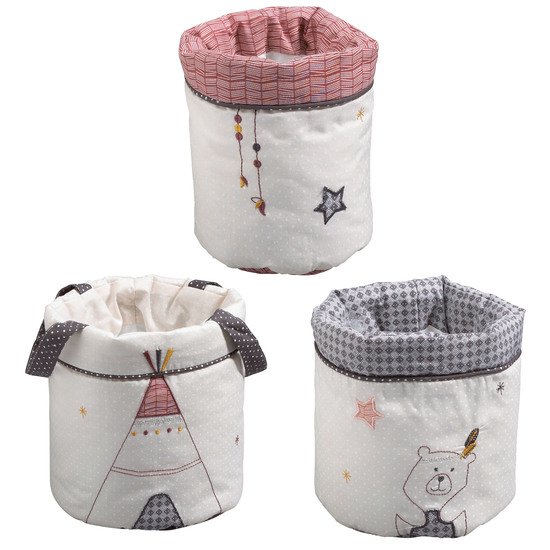 Timouki 3 panières gigognes