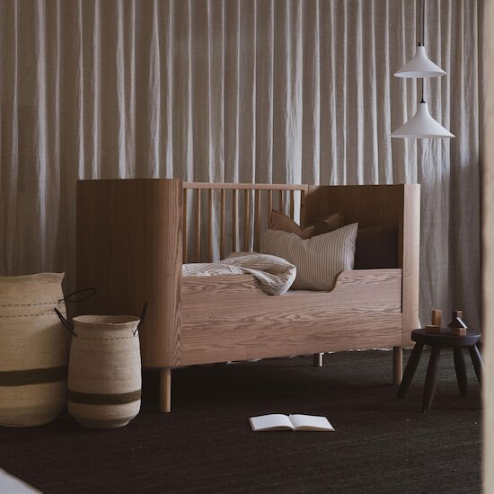 Yume Barrière de Lit Naturel Ash 70 x 140 cm de Quax Yume Barrière de Lit Naturel Ash 70 x 140 cm de Quax