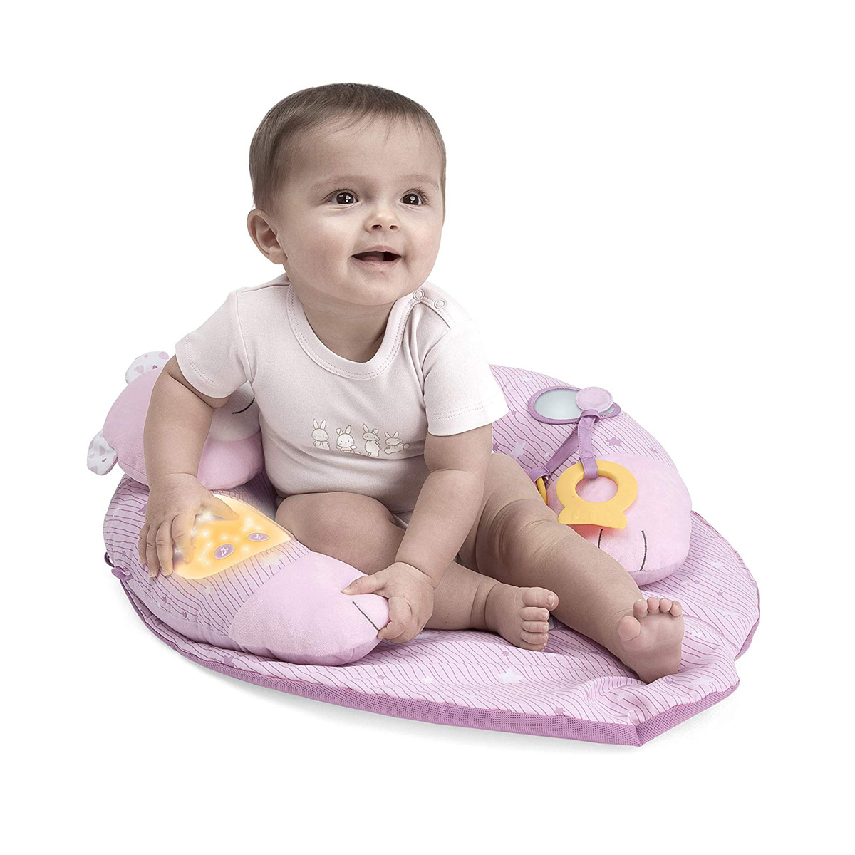 Coussin Mon Premier Nid Rose De Chicco Tapis D Eveil Aubert