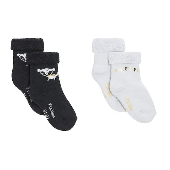 Golden Winter Lot de 2 chaussettes Sweet Life  de P'tit bisou