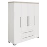 Kira Armoire 4 portes 2 tiroirs