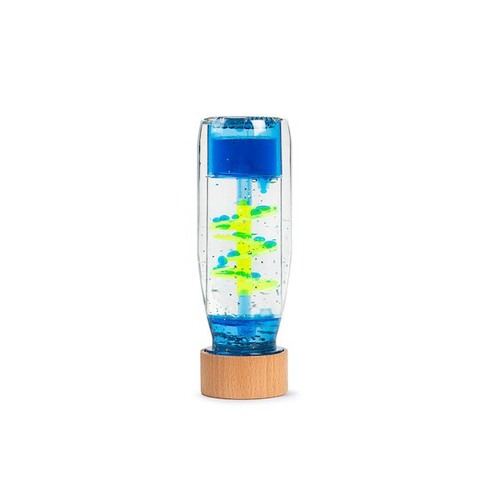 Bouteille sensorielle Move Spiral Blue   de Petit Boum
