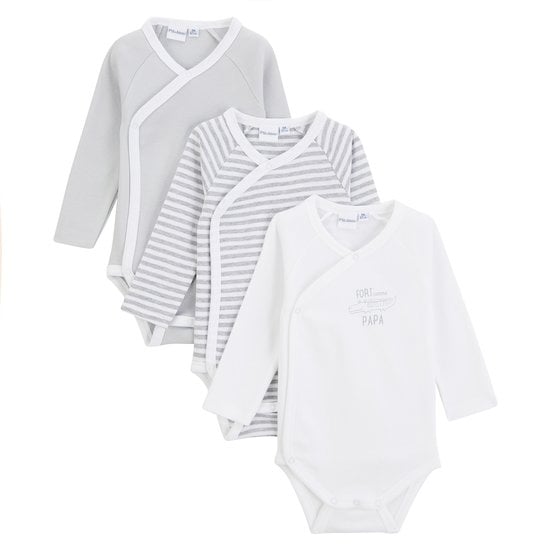 Lot de 3 bodies Crocodile  de P'tit bisou