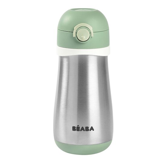 Gourde inox Vert Sauge 350 ml de Béaba