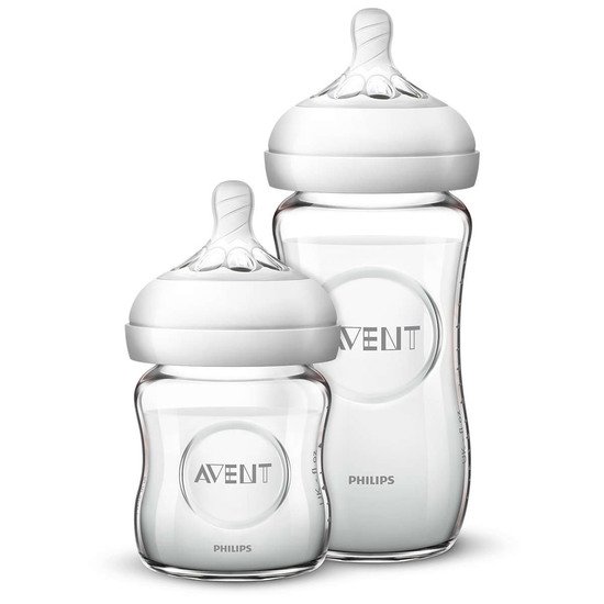 Philips AVENT Biberon Natural 125 ml transparent + tétine Réponse