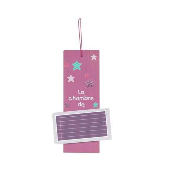 Plaque de porte étoiles