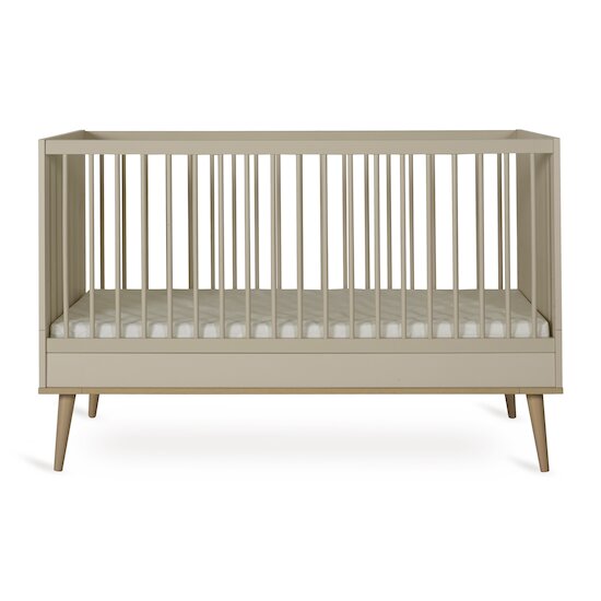 Flow Lit bébé évolutif Argile & Oak 70 x 140 cm de Quax Flow Lit bébé évolutif Argile & Oak 70 x 140 cm de Quax