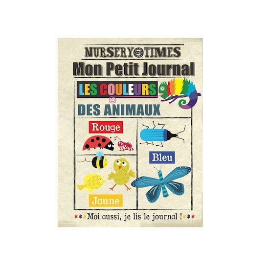Mon petit journal - Les couleurs des animaux   de Crinkly