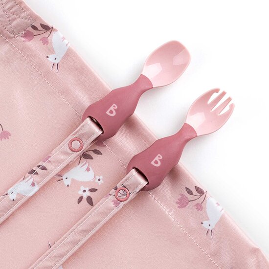 Set de Couverts attachables Handi Cutlery Blush  de Bibado