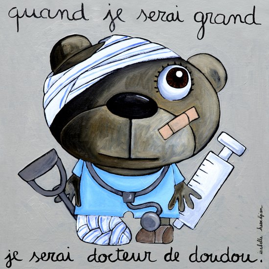 Tableau Docteur doudou  de Label Tour