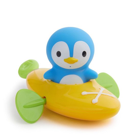Pingouin pagayeur jouet de bain Jaune / Bleu  de Munchkin
