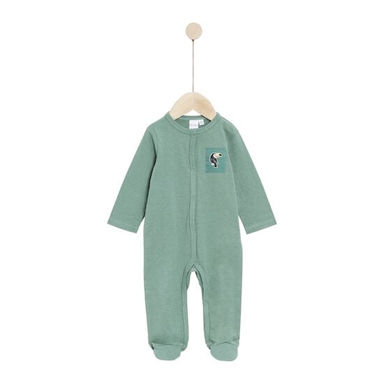 PYJAMA NAISSANCE SANS COL MOTIF TILLEUL PROMENONS NOUS - Sauthon