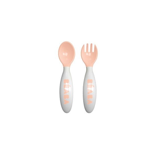 Lot de 2 couverts ergonomiques Nude  de Béaba