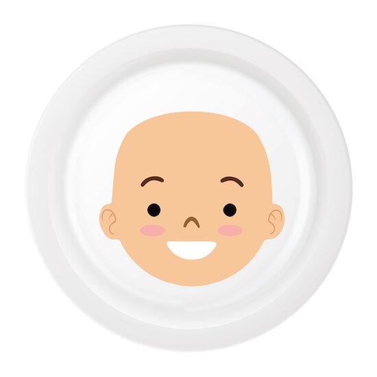 Assiette Happy   de Dooky