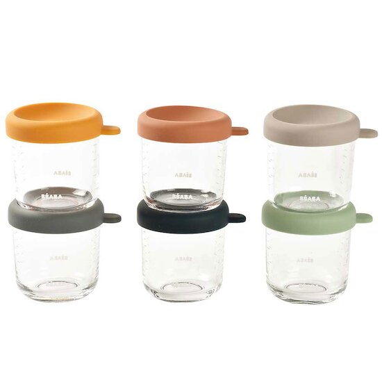 Coffret 6 portions verre 250ml   de Béaba