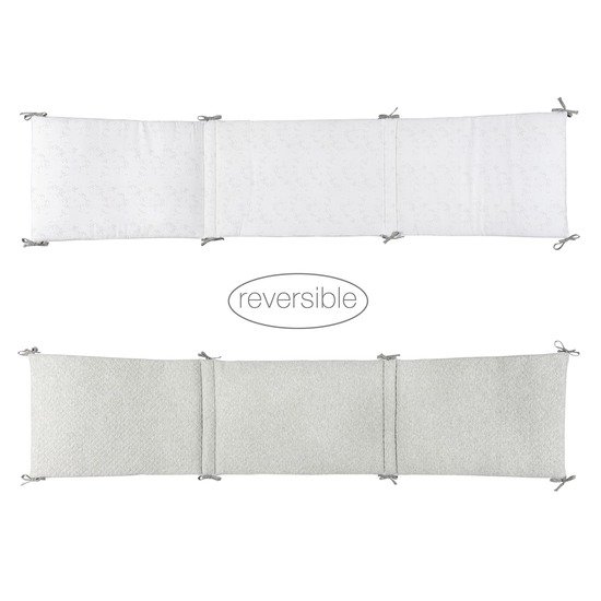 Pure Tour De Lit Grey De Nattou Tours De Lit Aubert